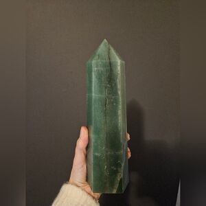 Natural Stone Green Aventurine Crystal Tower